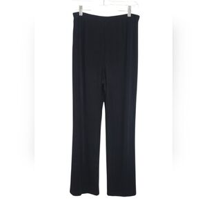Chico's Travelers Slinky Stretch Pants Black Size 1(M) Minimalist Travel